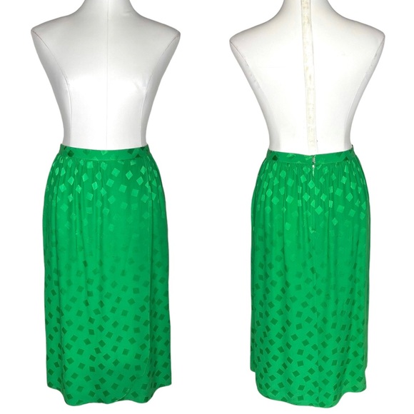 Vintage Levirno Verna Faux Wrap Midi Skirt - Picture 11 of 11